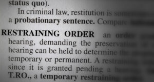 restraining order